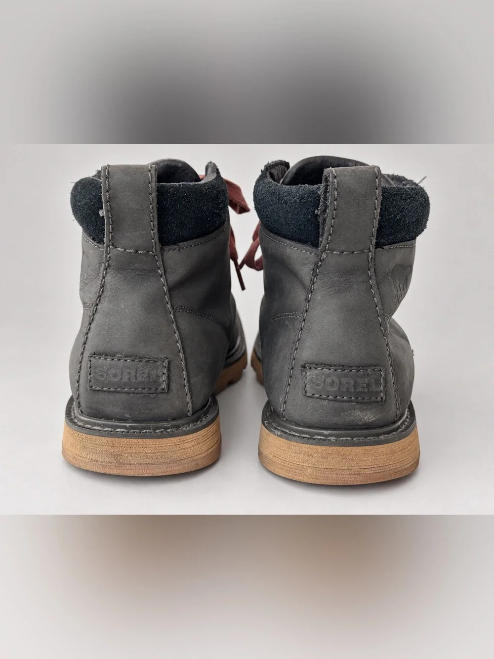 Sorel Men's Madson II Moc Toe Distressed Lace Up Outdoor Boots Size 10